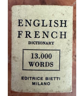 Mini dizionario Inglese - Francese.