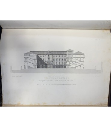 Castel Capuano ridotto a palazzo di Giustizia.