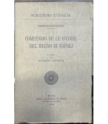 Compendio de le istorie del Regno di Napoli.