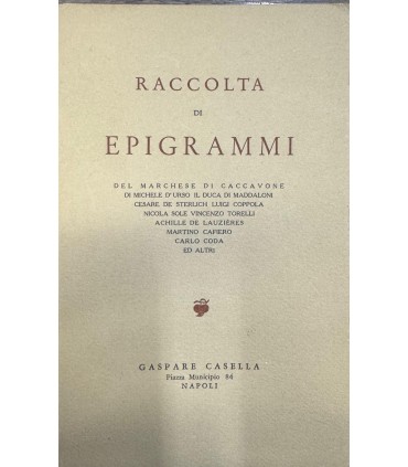 Raccolta di Epigrammi.