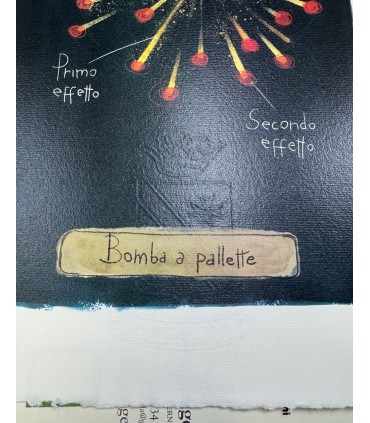 Stampa Bomba a pallette.