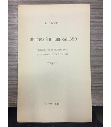 Che cosa è il liberalismo