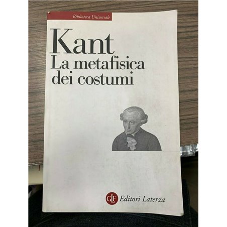 La metafisica dei costumi
