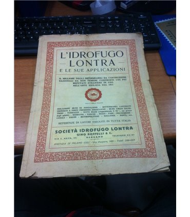 L'idrofugo Lontra e le sue applicazioni