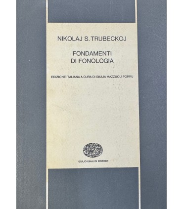 Fondamenti di fonologia.