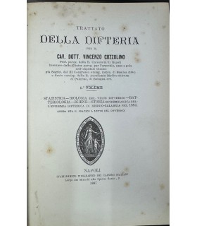 Trattato della difteria.