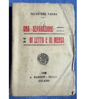 Una separazione di letto e di mensa.