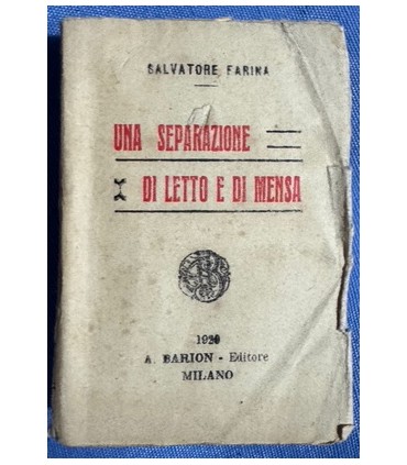 Una separazione di letto e di mensa.