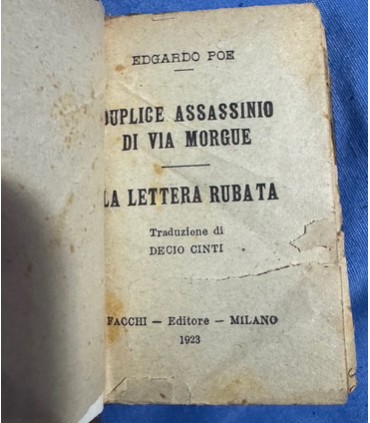 Duplice assassinio di via Morgue. La lettera rubata.