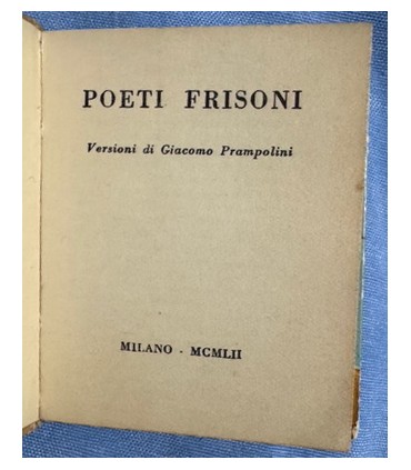 Poeti frisoni.