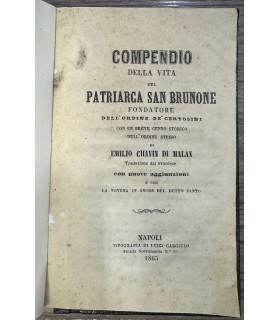 Compendio della vita del patriarca San Brunone.