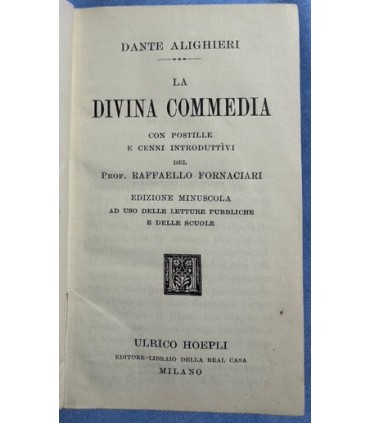 La divina commedia.