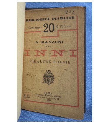 Inni e altre poesie.