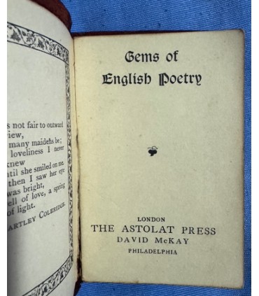 Gems of English Poetry.
