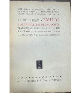 Emilio e altri scritti pedagogici.