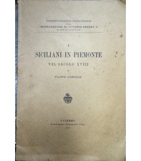 I siciliani in Piemonte nel secolo XVIII.