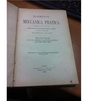Elementi di Meccanica pratica industriale