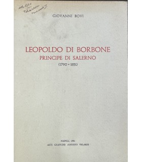 Leopoldo di Borbone Principe di Salerno.