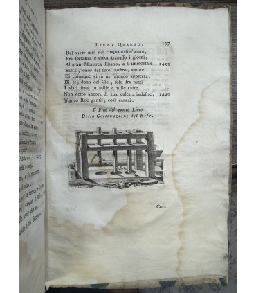 La coltivazione del riso del marchese Gian Battista Spolverini al cattolico re Filippo Quinto.