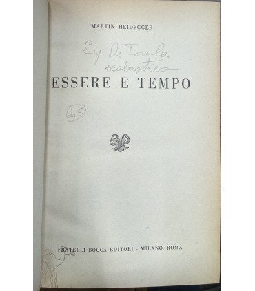 Essere e tempo.