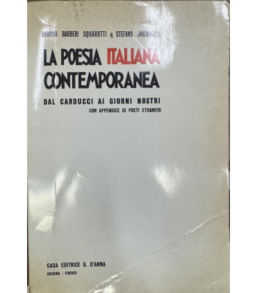 La poesia italiana contemporanea.