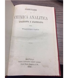 Prontuario di chimica analitica