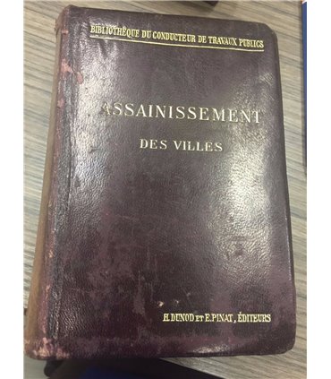 Assainissement des villes et égoust de Paris