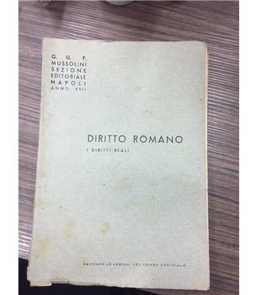 Diritto romano. I diritti reali
