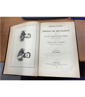 Resoconto del processo per diffamazione promosso da S. E. il Ministro dell'Interno Giovanni Nicotera contro Sebastiano Visconti 