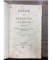 Legge sul notariato de' 23 Novembre 1819