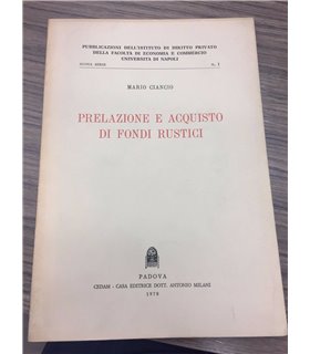 Prelazione e acquisto di fondi rustici
