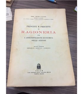 Principii e precetti di ragioneria per l''amministrazione economica delle aziende