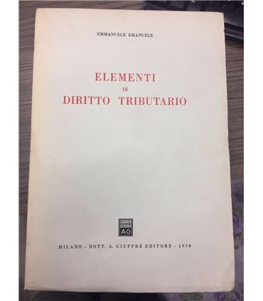 Elementi di diritto tributario