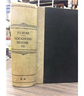 Il contratto di locazione di cose. 2 volumi in unico tomo