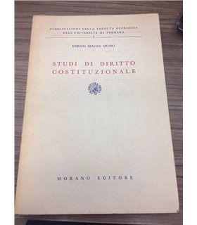 Studi di dirtto costituzionale