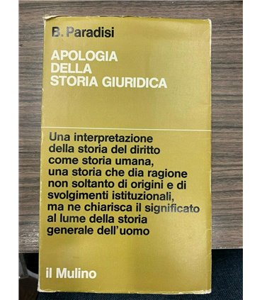 Apologia della storia giurdica