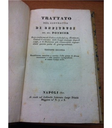 Trattato del contratto di enfiteusi