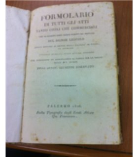 Formolario di tutti gli atti tanto civili che commerciali