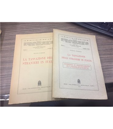 La tassazione degli stranieri in Italia. Allegato Appendice di aggiornamento