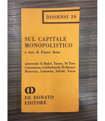 Sul capitale monopolistico
