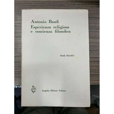 Esperienza religiosa e coscienza filosofica