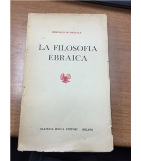 La filosofia ebraica