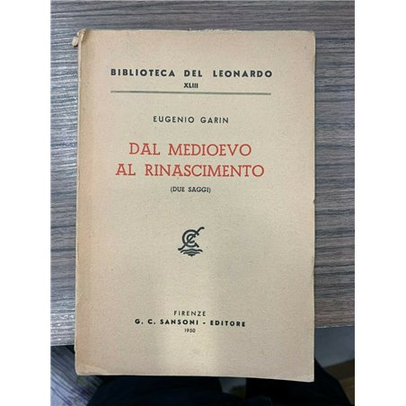 Dal Medioevo al rinascimento