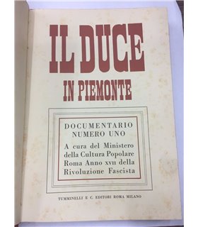 Il Duce in Piemonte