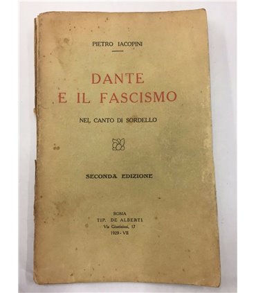 Dante e il fascismo nel canto di sordello