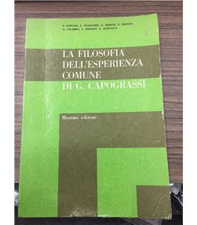 La filosofia dell'esperienza comune di G. Capograssi