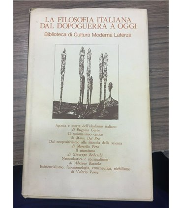La filosofia italiana dal dopoguerra a oggi