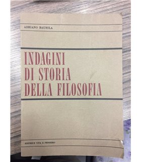 Indagini di storia della filosofia