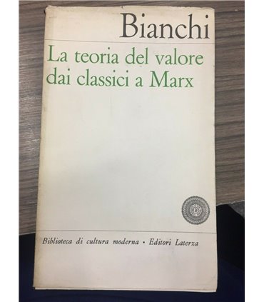 La teoria del valore dai classici a Marx