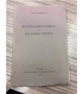 Materialismo storico e idealismo critico